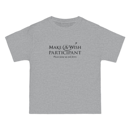 Make A Wish Participant Please Jump Up And Down - Men's Heavyweight T-Shirt