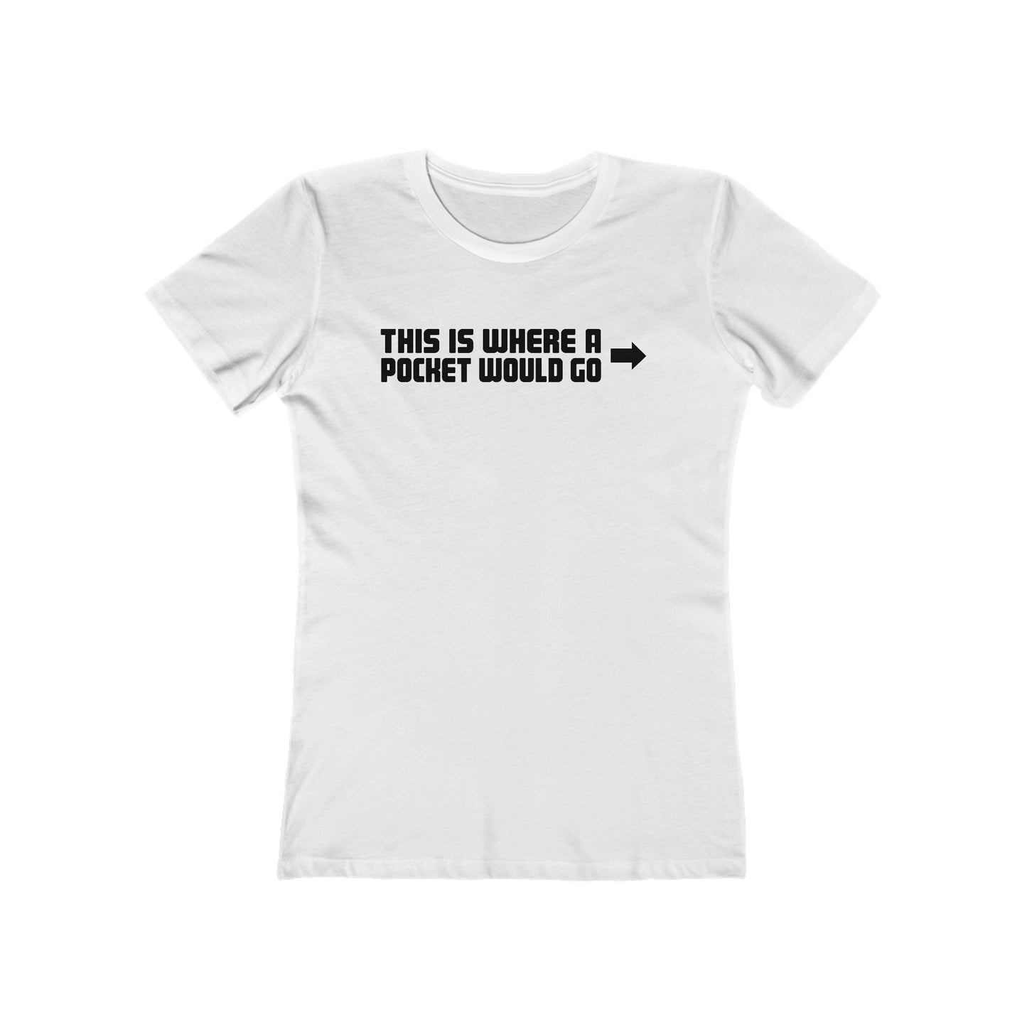 This Is Where A Pocket Would Go  - Women’s T-Shirt