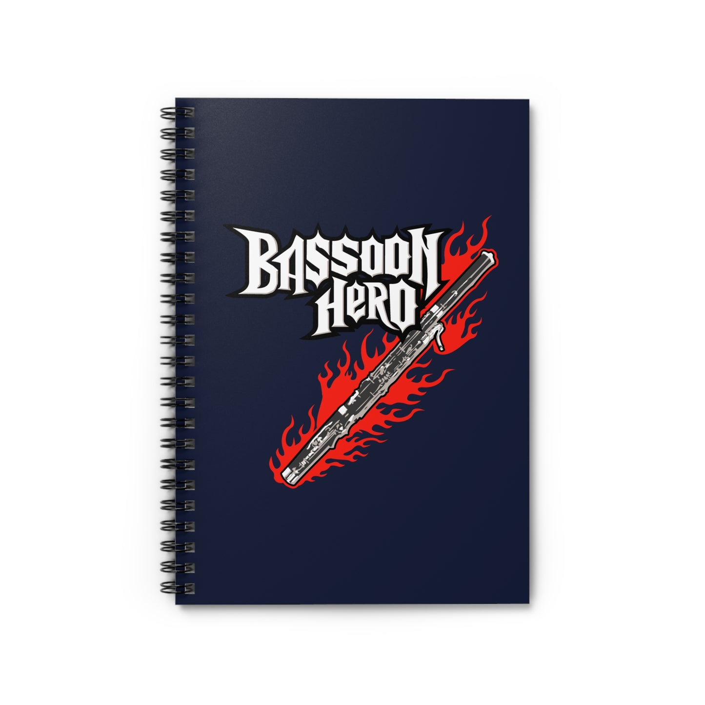 Bassoon Hero - Spiral Notebook