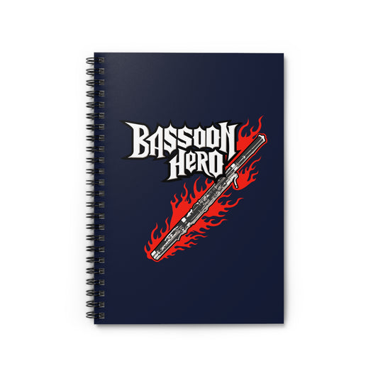 Bassoon Hero - Spiral Notebook