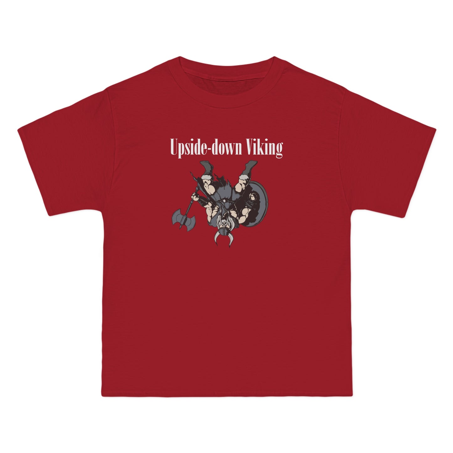 Upside-Down Viking - Men's Heavyweight T-Shirt