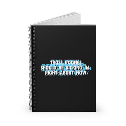 Those Roofies Should Be Kicking In Right About Now - Spiral Notebook