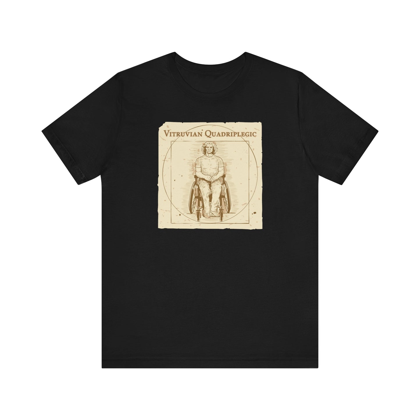 Vitruvian Quadriplegic - Men's T-Shirt