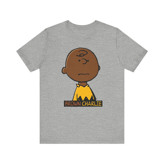 Brown Charlie  - Men's T-Shirt