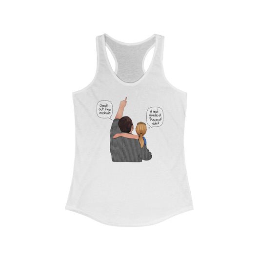 Check Out This Asshole - Women's Racerback Tank