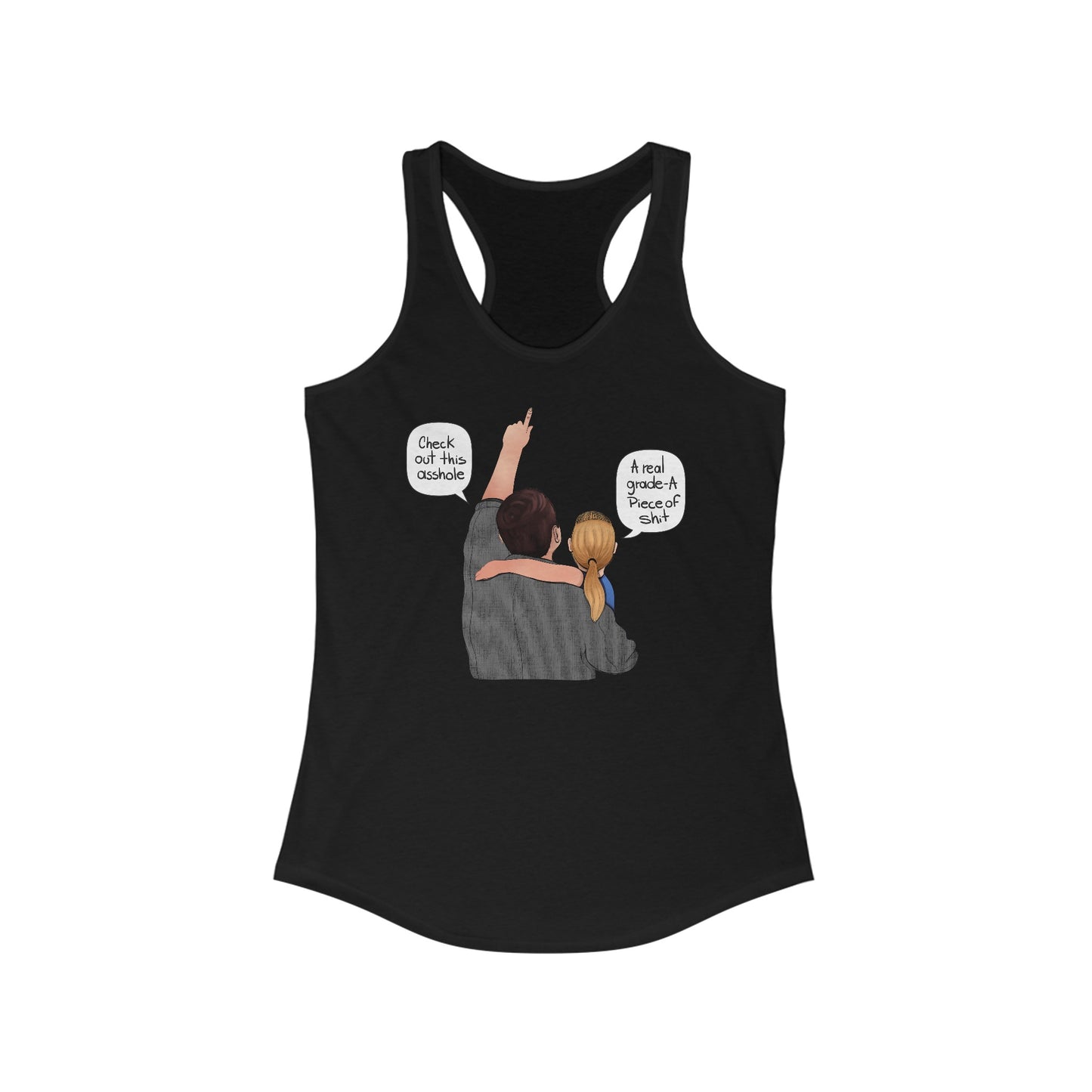 Check Out This Asshole - Women's Racerback Tank