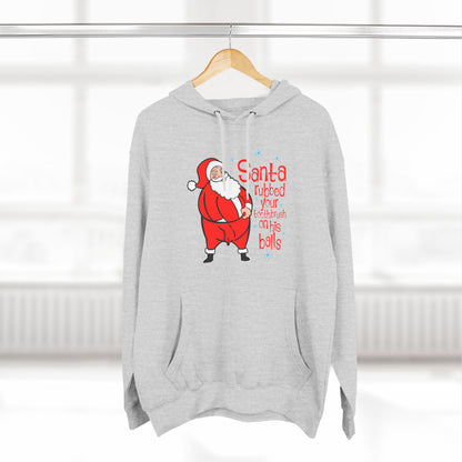 Santa Rubbed Your Toothbrush On His Balls - Hoodie