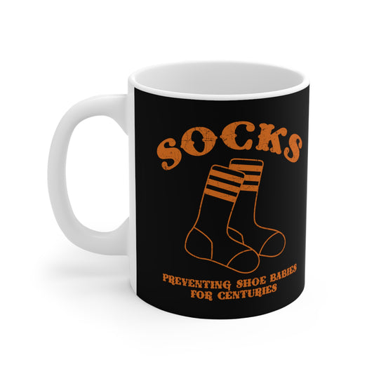 Socks - Preventing Shoe Babies For Centuries - Mug