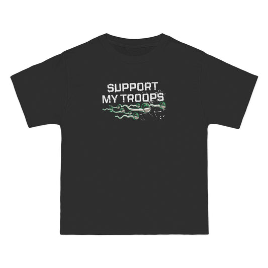 Support My Troops - Men's Heavyweight T-Shirt