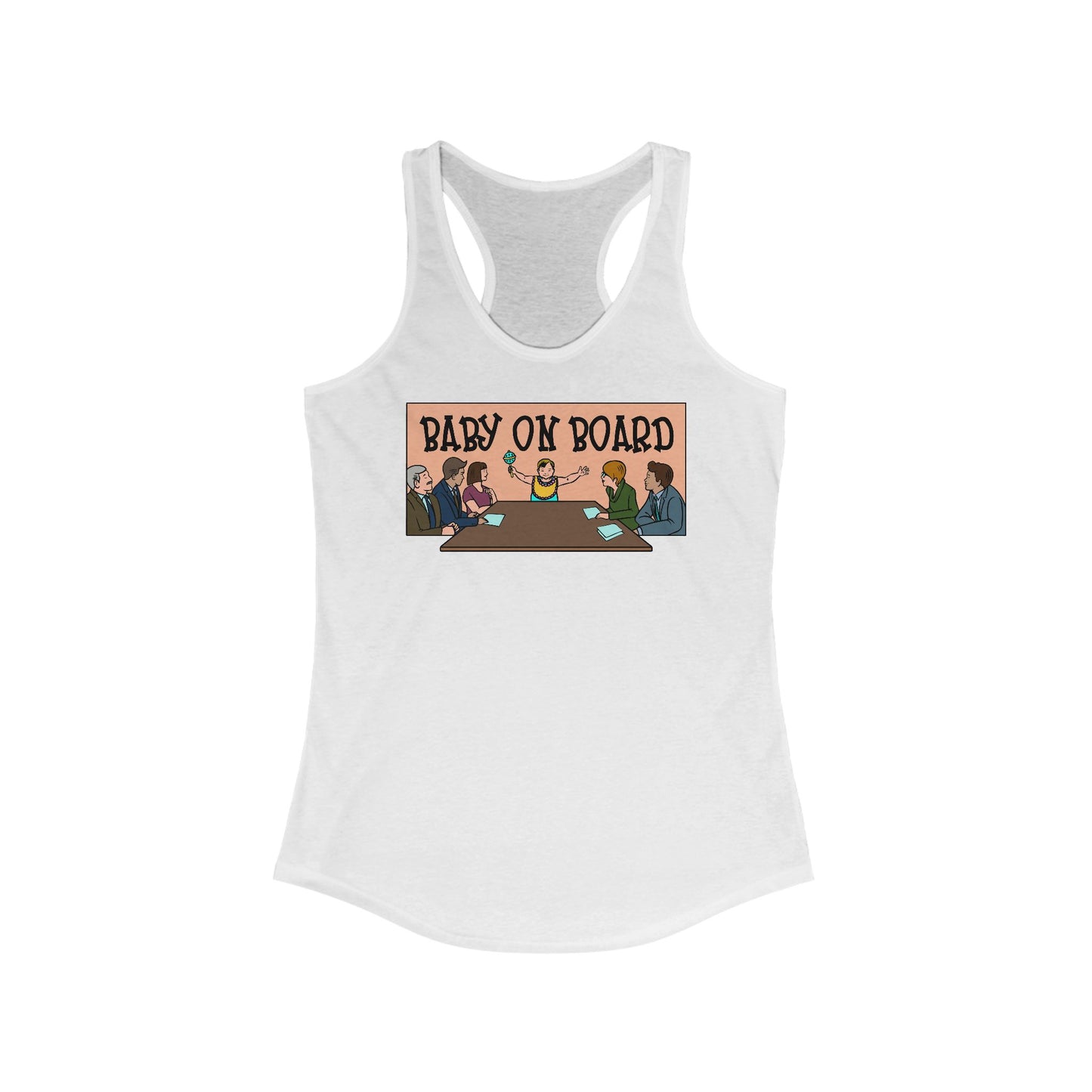 Baby On Board - Women's Racerback Tank