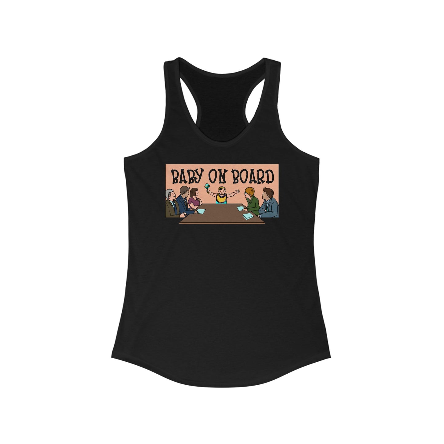 Baby On Board - Women's Racerback Tank