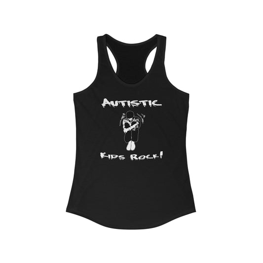 Autistic Kids Rock - Women's Racerback Tank