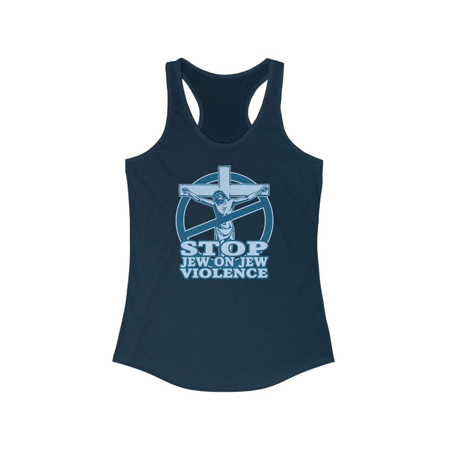 Stop Jew On Jew Violence - Women’s Racerback Tank