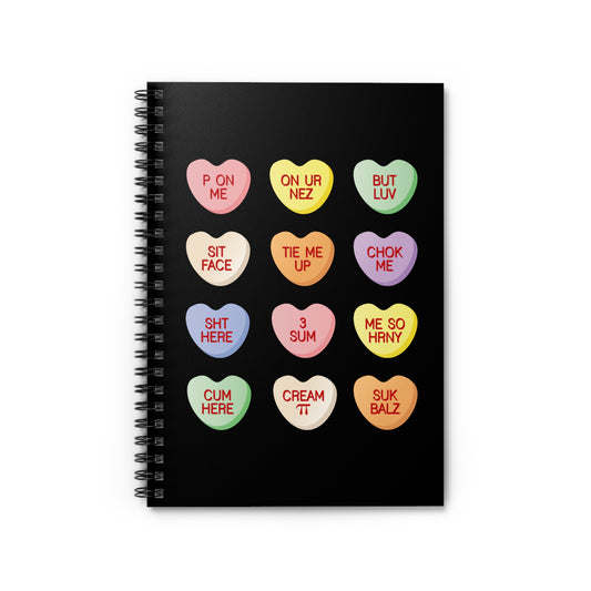 Dirty Valentine - Spiral Notebook