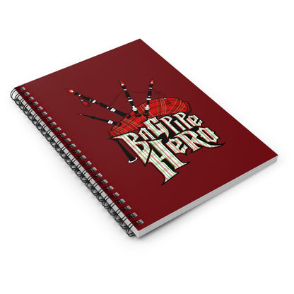 Bagpipe Hero - Spiral Notebook