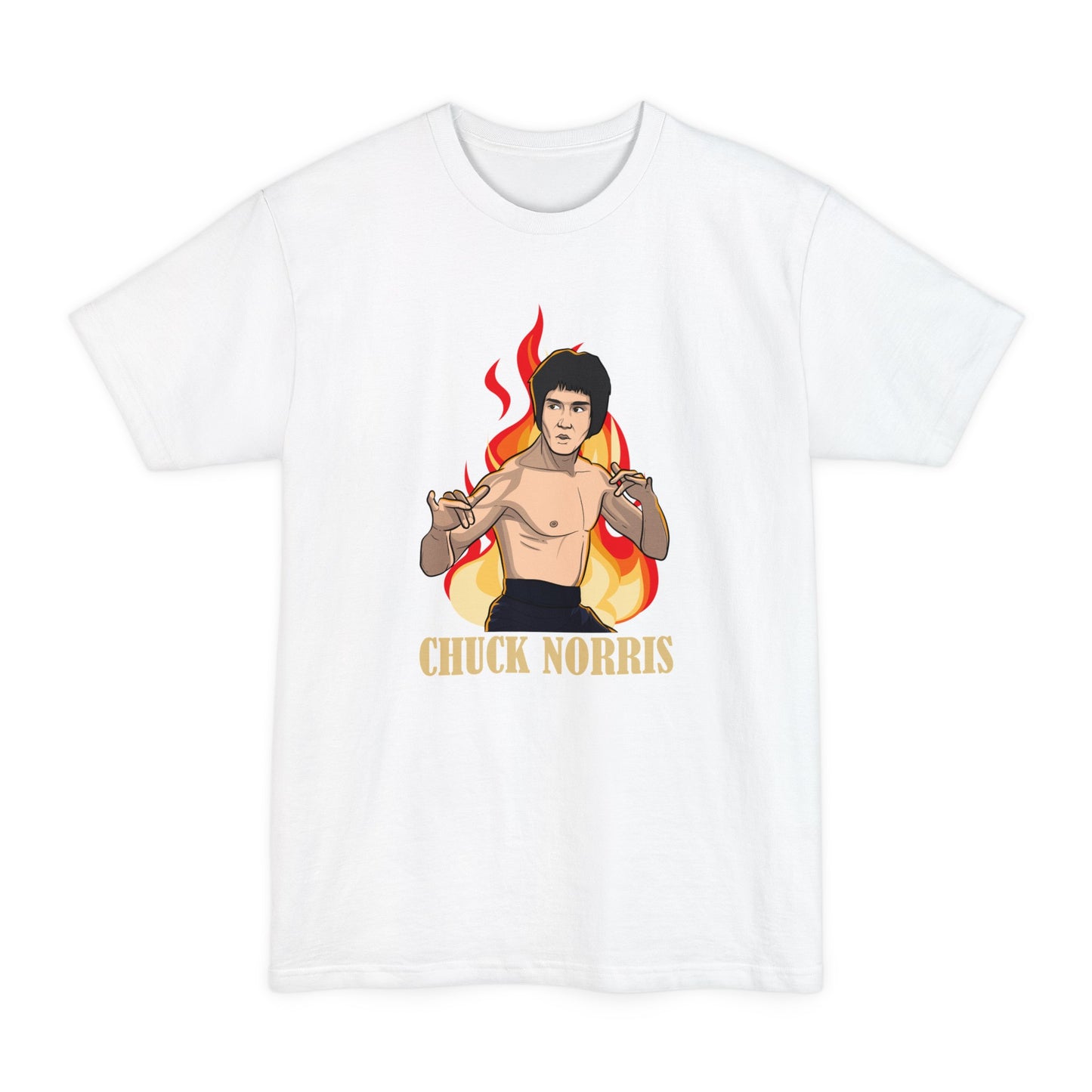 Chuck Norris (Bruce Lee) - Men's Tall T-Shirt