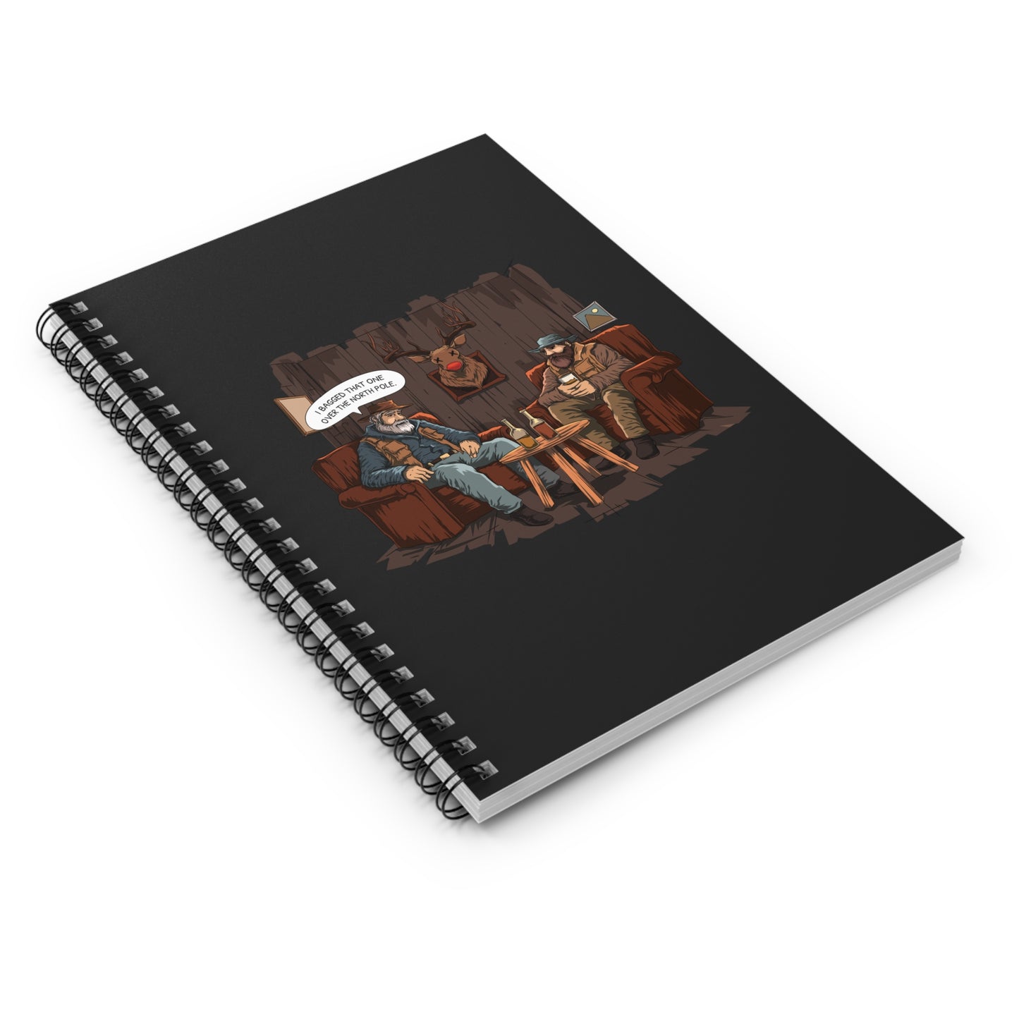 Hunters Kill (Taxidermy Rudolph) - Spiral Notebook