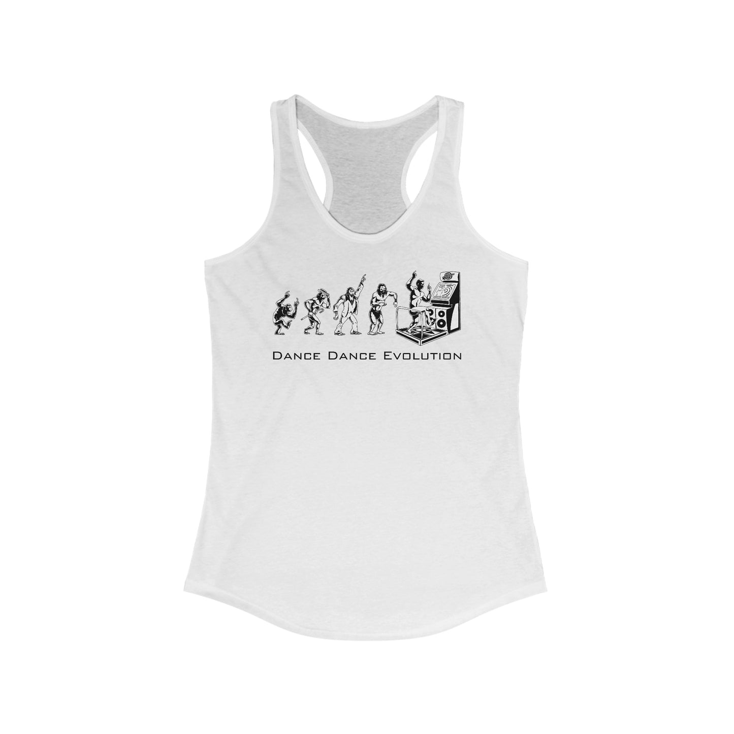 Dance Dance Evolution - Women's Racerback Tank