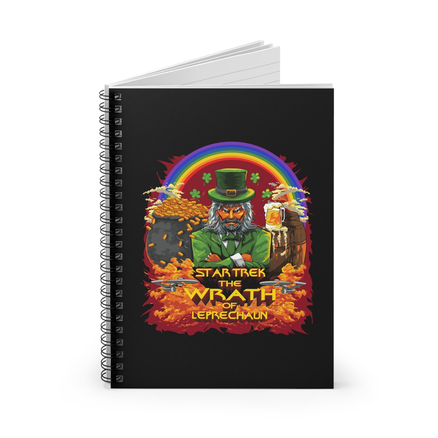 The Wrath Of Leprechaun - Spiral Notebook