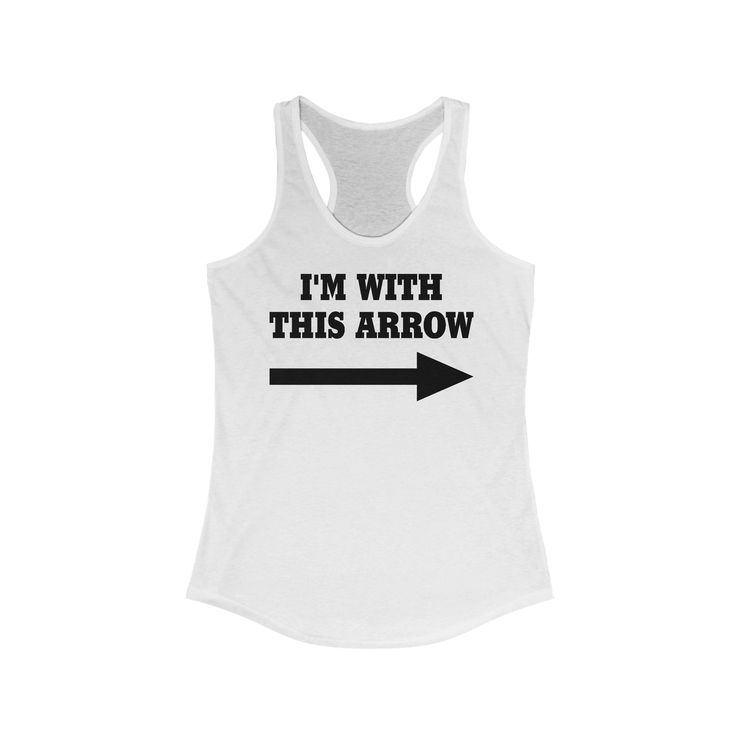 I'm With This Arrow - Women’s Racerback Tank