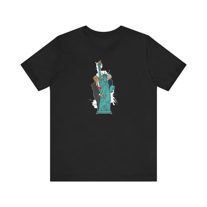 Trump Biden Statue Of Liberty - Menage a Tois - Men's T-Shirt