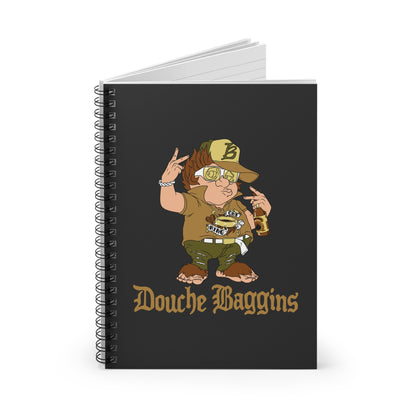 Douche Baggins - Spiral Notebook