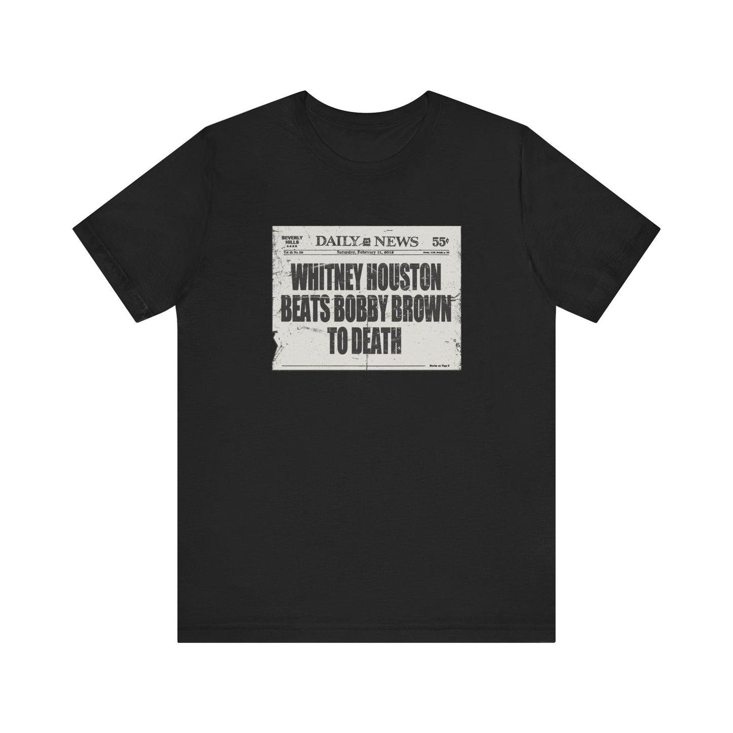 Whitney Houston Beats Bobby Brown To Death - Men's T-Shirt