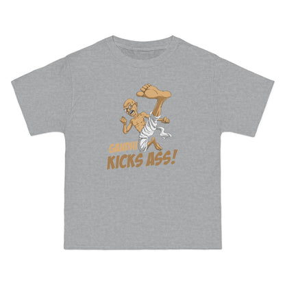 Gandhi Kick Ass - Men's Heavyweight T-Shirt