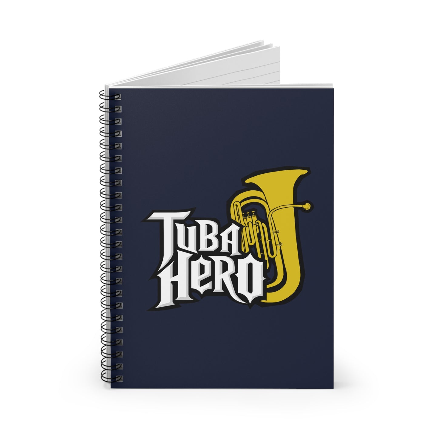 Tuba Hero - Spiral Notebook