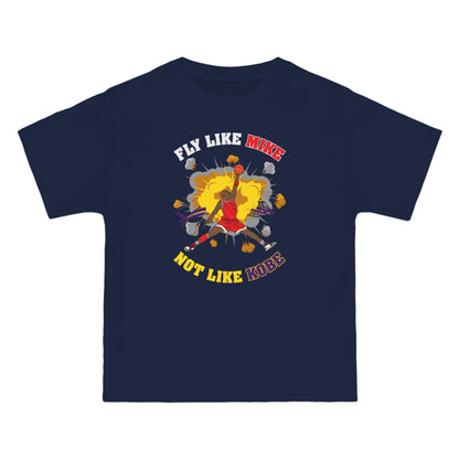 Fly Like Mike Not Like Kobe - Men's Heavyweight T-Shirt