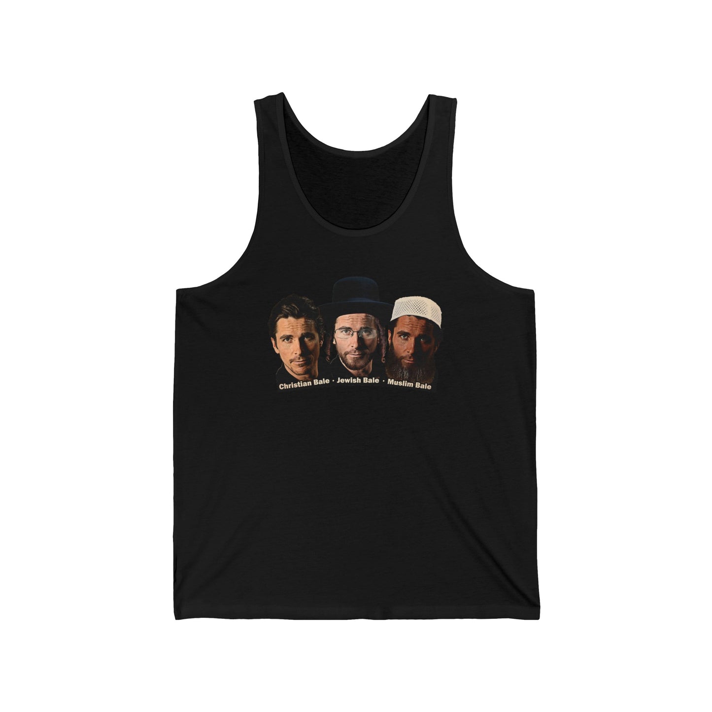 Christian Bale - Jewish Bale - Muslim Bale  - Unisex Tank