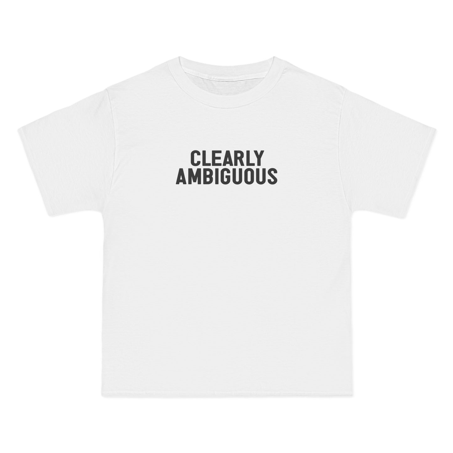 Clearly Ambiguous - Men's Heavyweight T-Shirt