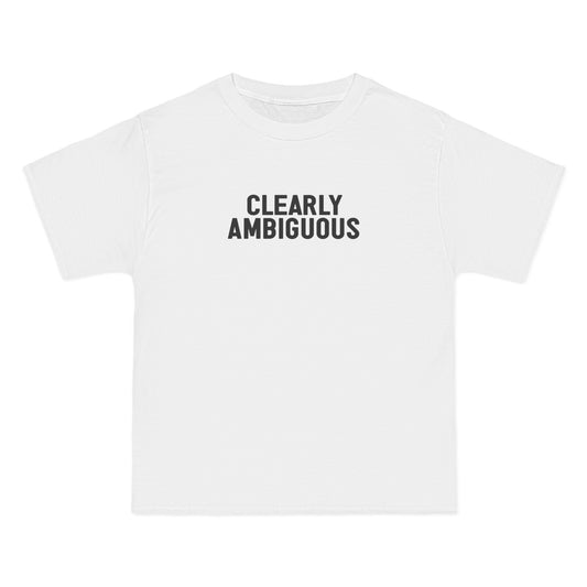 Clearly Ambiguous - Men's Heavyweight T-Shirt