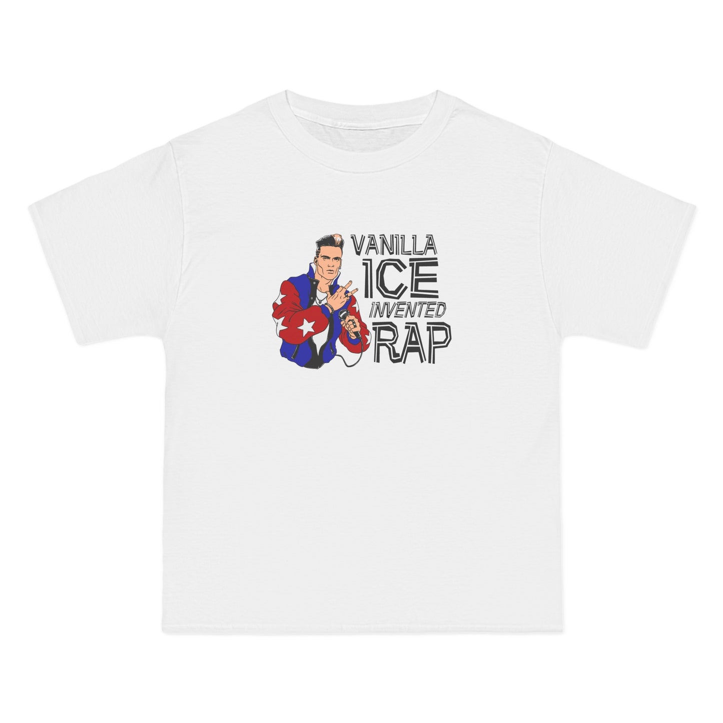 Vanilla Ice Invented Rap - Men's Heavyweight T-Shirt