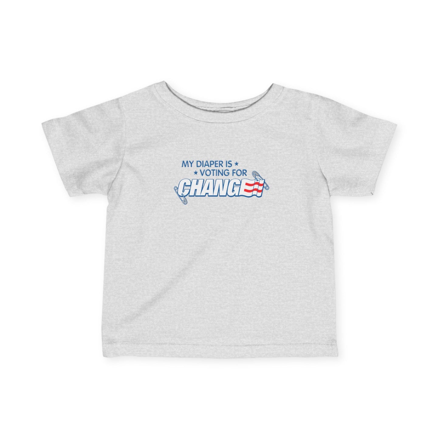 My Diaper Is Voting For Change - Baby T-Shirt