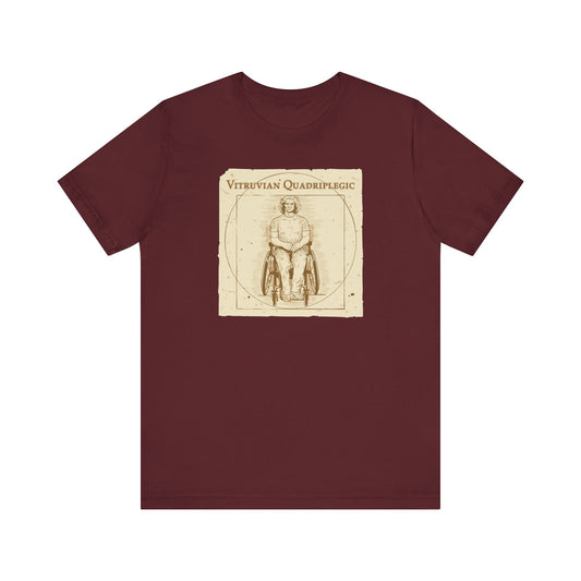 Vitruvian Quadriplegic - Men's T-Shirt