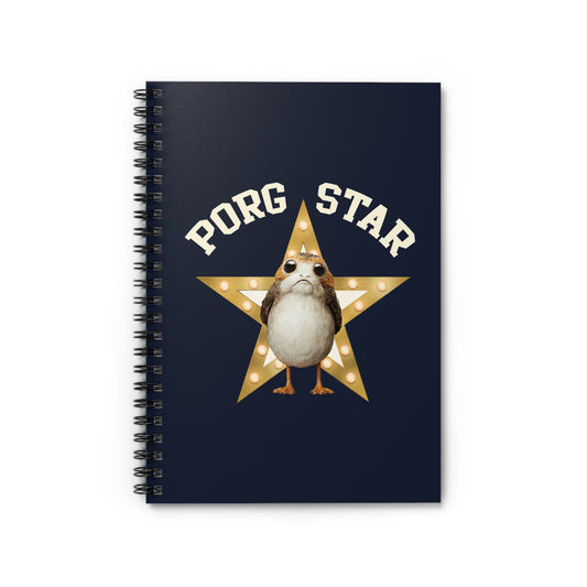 Porg Star - Spiral Notebook