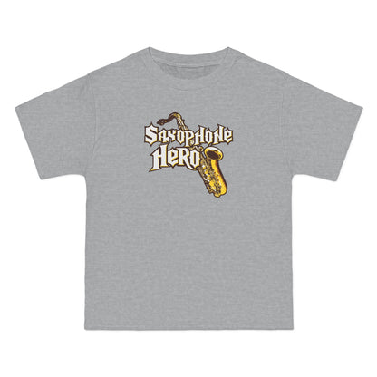 Saxophone Hero - Men's Heavyweight T-Shirt