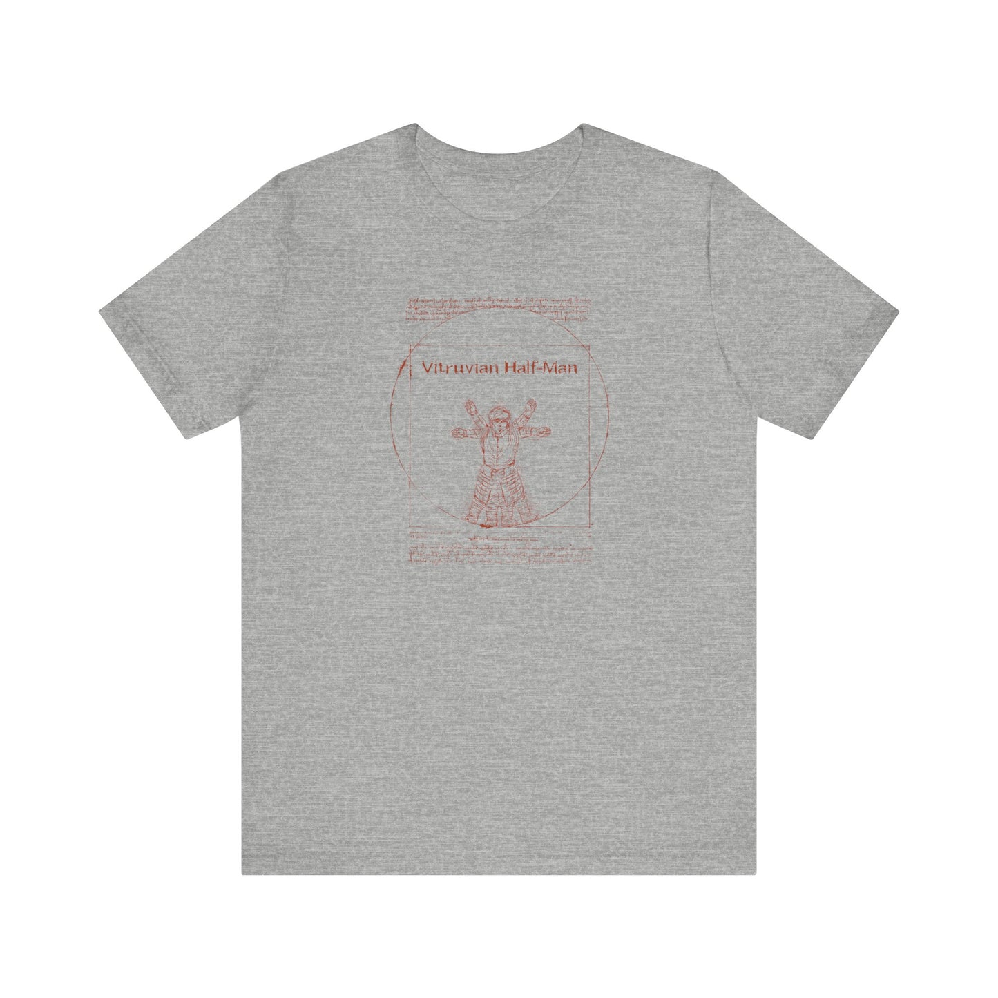 Vitruvian Half-Man - Men's T-Shirt