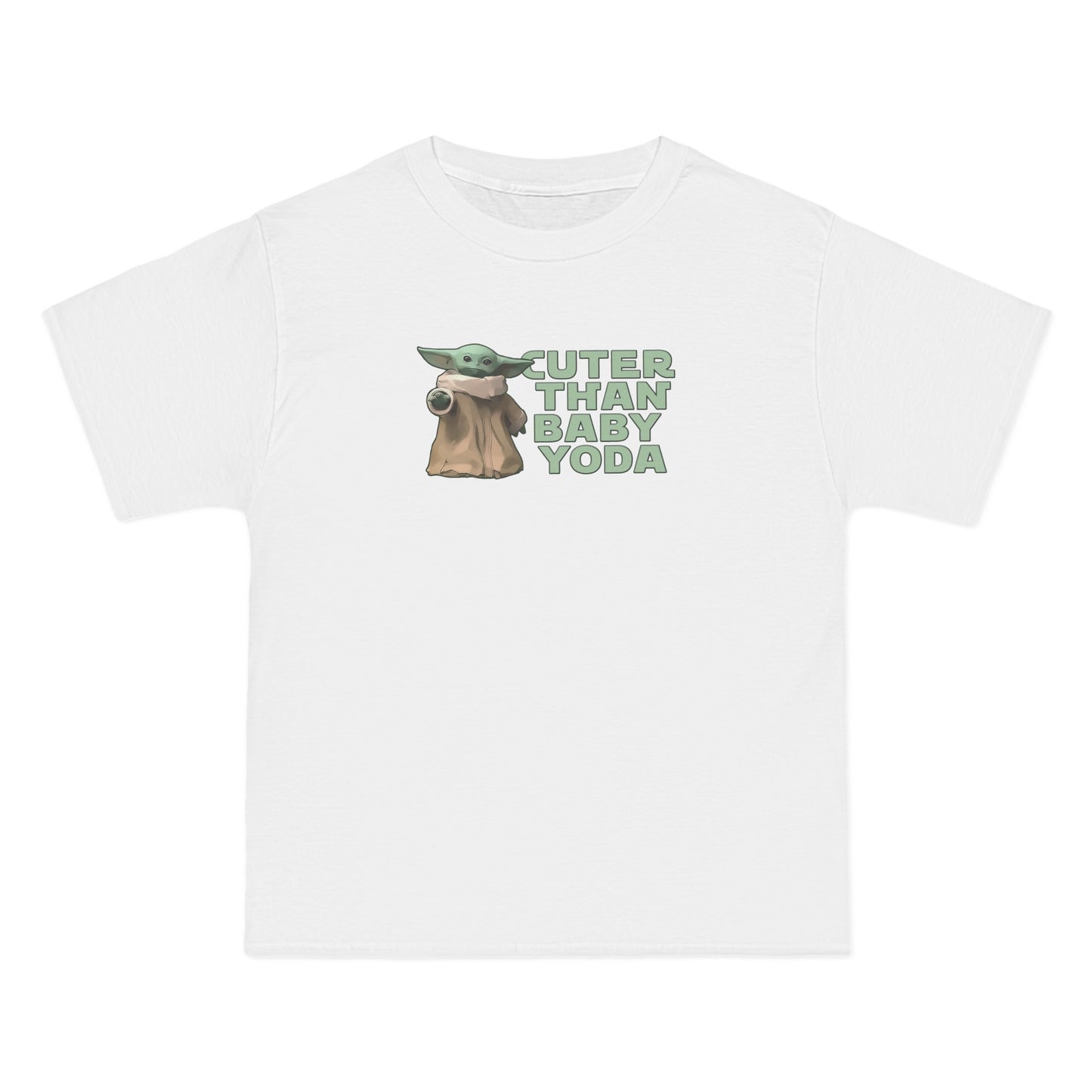 Cuter Than Baby Yoda - Men's Heavyweight T-Shirt