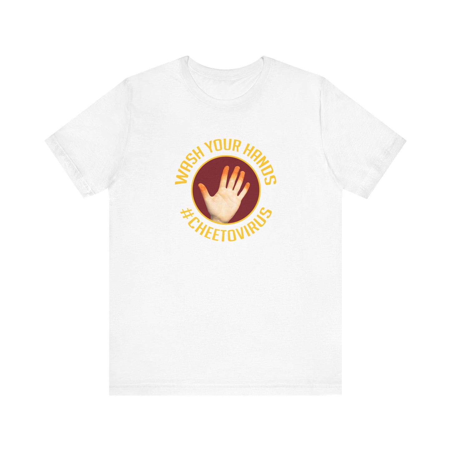 Wash Your Hands (Hashtag) Cheetovirus - Men's T-Shirt