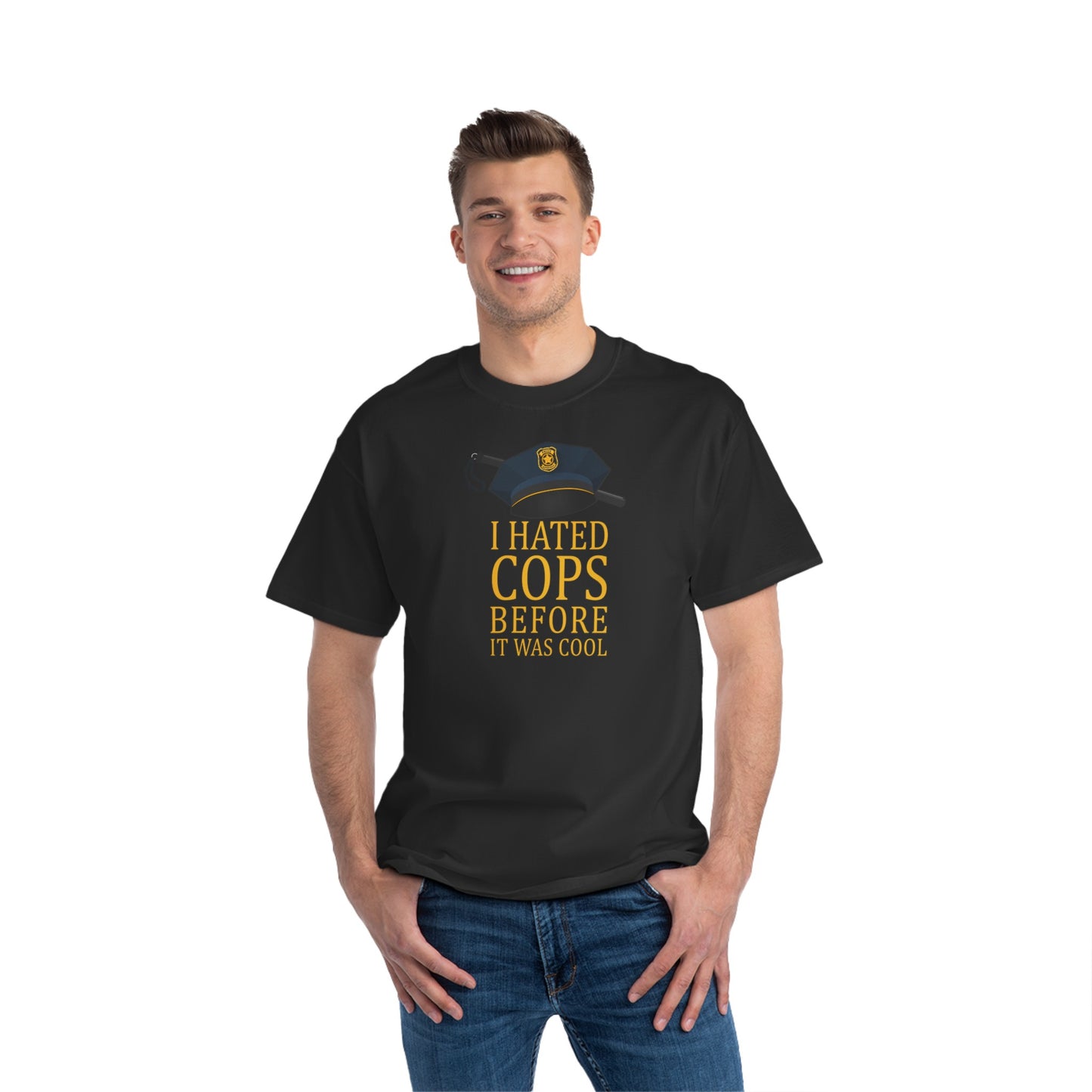 I Hated Cops Before It Was Cool - Men's Heavyweight T-Shirt