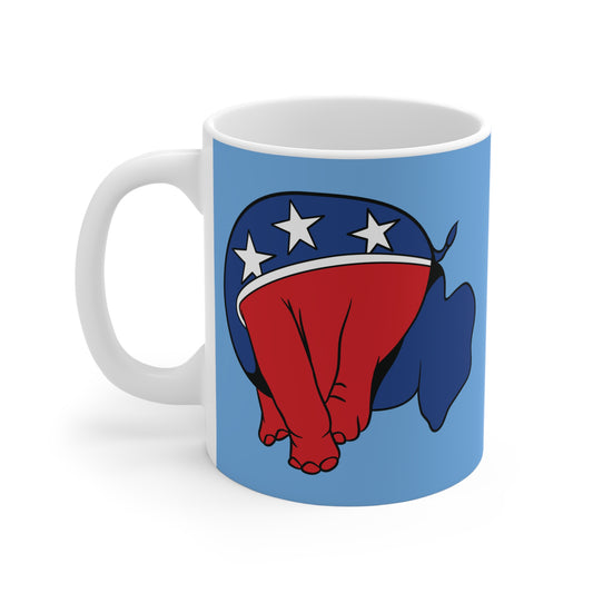 Republican Elephant (Head Up Its Ass) - Mug