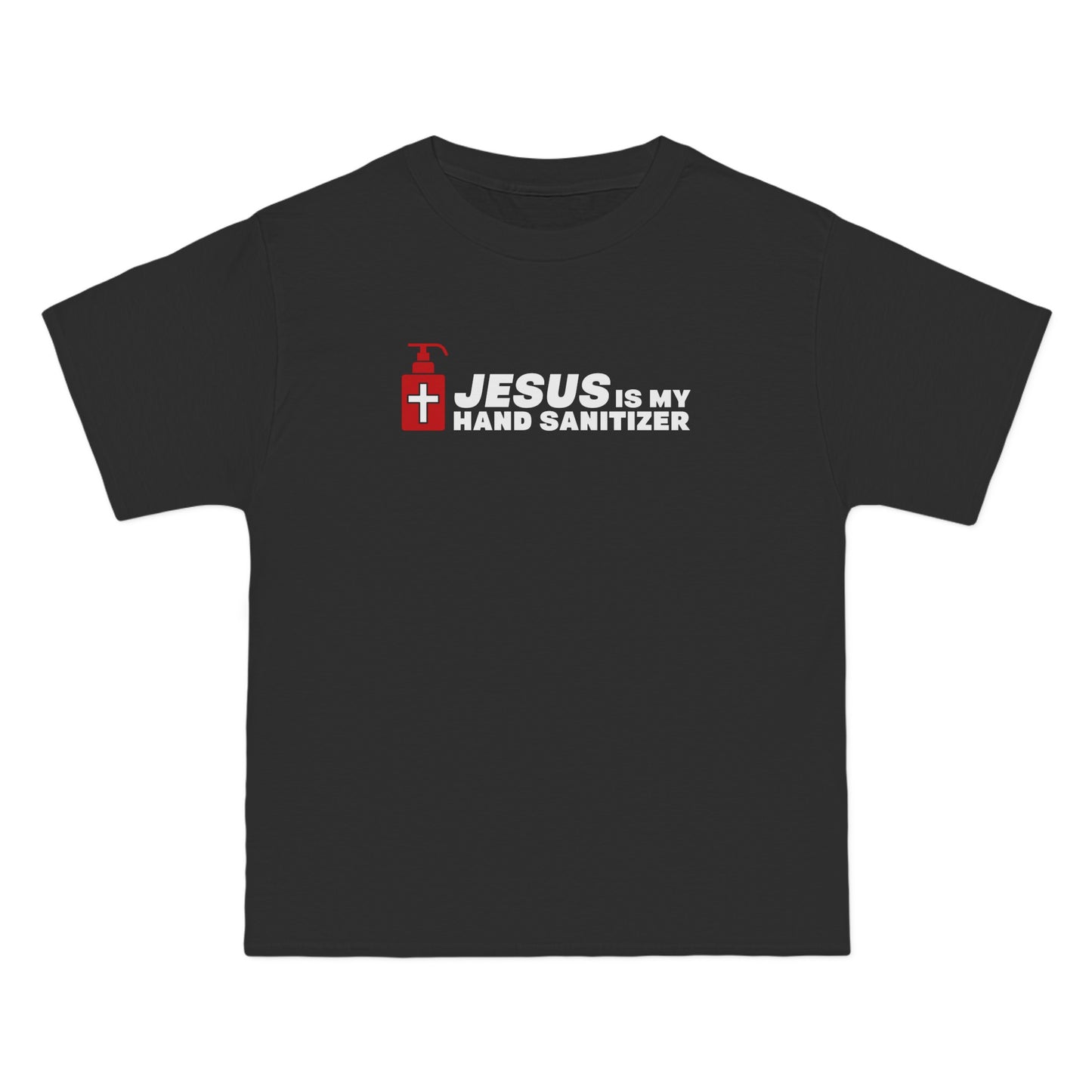 Jesus Is My Hand Sanitizer (Coronavirus) - Men's Heavyweight T-Shirt