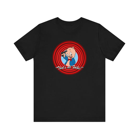 That's All Folks (Porky Pig)  - Men's T-Shirt