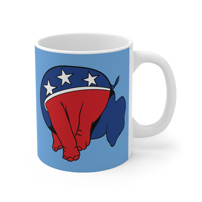 Republican Elephant (Head Up Its Ass) - Mug