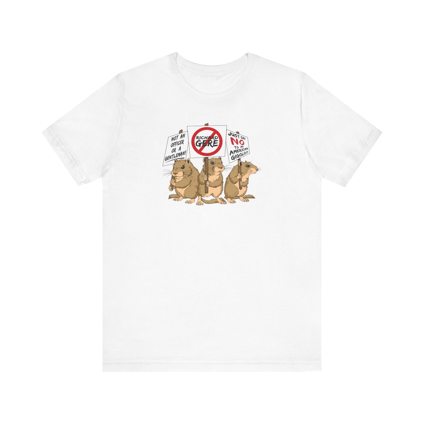 Gerbil Protest (Richard Gere) - Men's T-Shirt