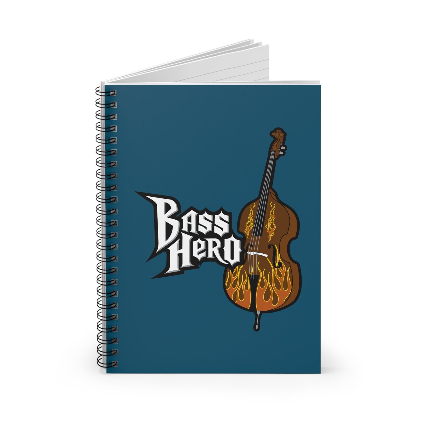 Bass Hero - Spiral Notebook