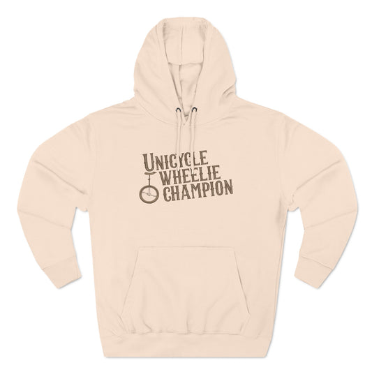 Unicycle Wheelie Champion - Hoodie