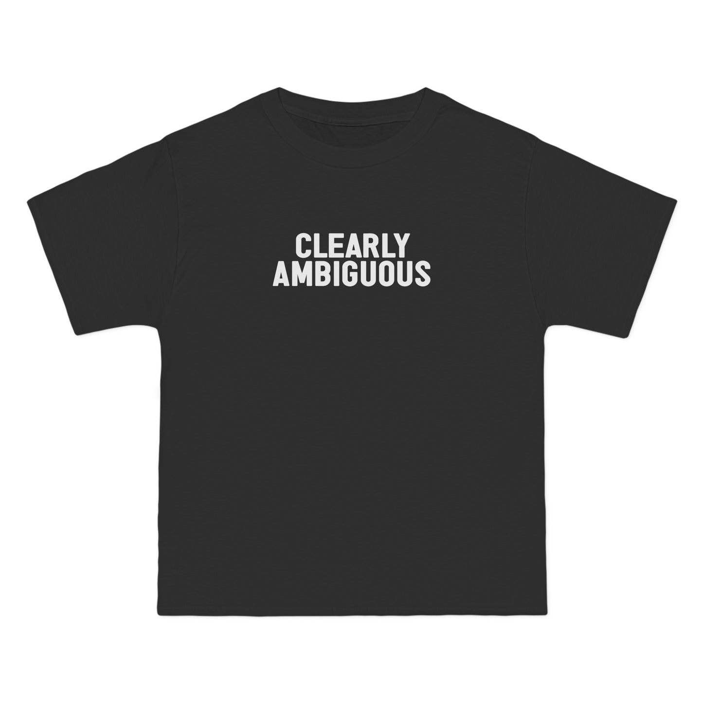 Clearly Ambiguous - Men's Heavyweight T-Shirt